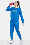 Zelocity Relaxed Mid Rise Joggers - Mykonos Blue — thumbnail 4
